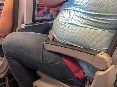 fat man in seat