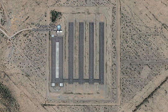مهابط للطائرات في الصحراء بدون وجود مطار اريزونا، الولايات المتحدة الامريكية