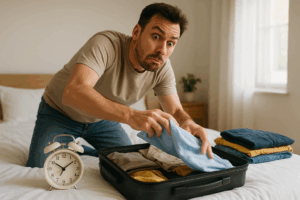 حزم حقيبة السفر بسرعة