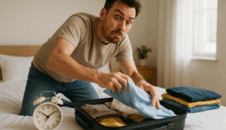 حزم حقيبة السفر بسرعة