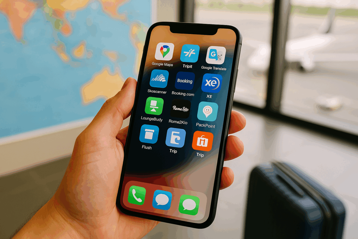 تطبيقات الهاتف المهمة للمسافرين